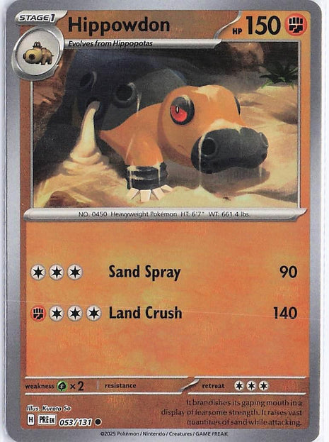 Hippowdon 053/131 (Pokeball Holo)