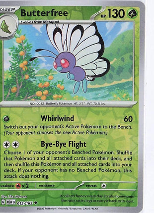 Butterfree 012/165 (RH)