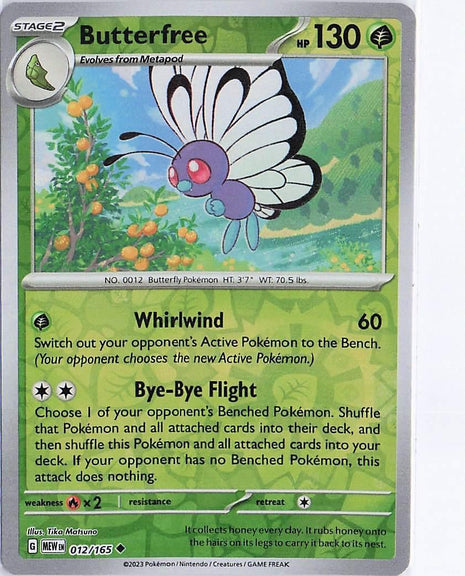 Butterfree 012/165 (RH)