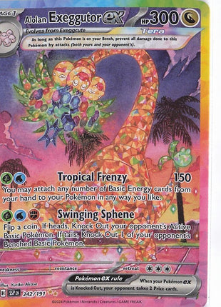 Alolan Exeggutor ex 242/191