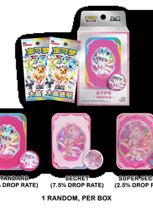 Pokemon - Terastal Gathering Eevee Tin Collection Box