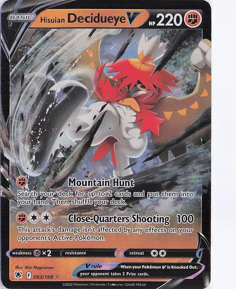 Hisuian Decidueye V 083/189