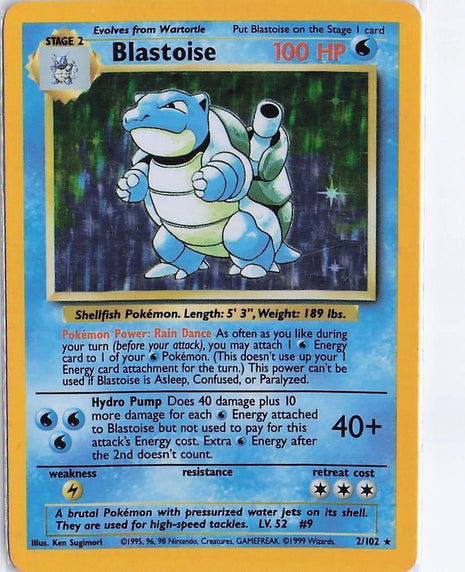 Blastoise 2/102 (H)