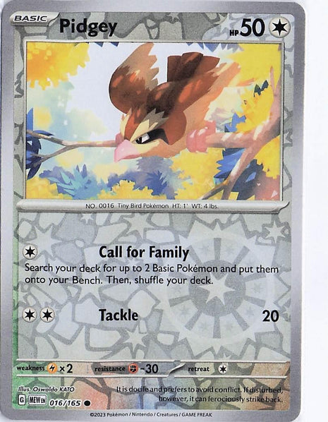 Pidgey 016/165 (RH)