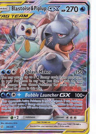 Blastoise & Piplup GX 38/236