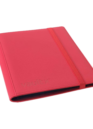 Vault X - Red 9 Pocket Exo Tec Strap Binder