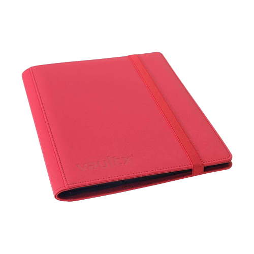 Vault X - Red 9 Pocket Exo Tec Strap Binder