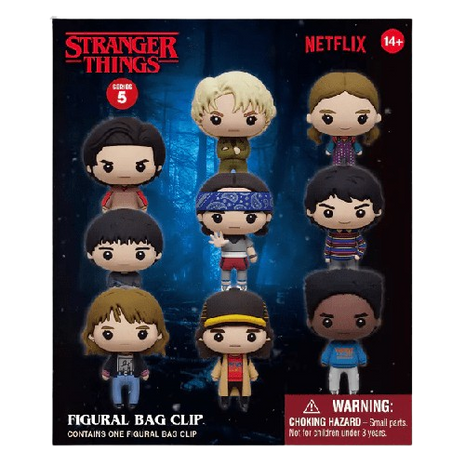 Stranger Things - Series 5: 3D Character Bag Clip Blind Bag