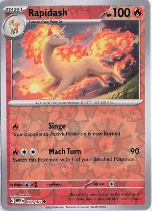 Rapidash 078/165 (RH)