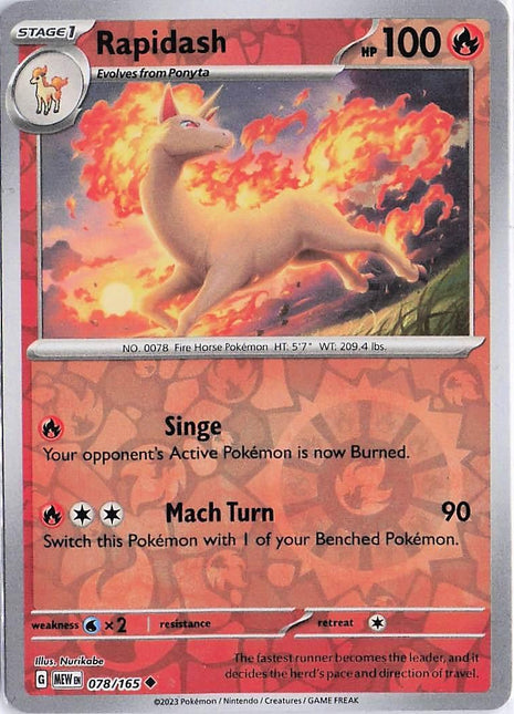 Rapidash 078/165 (RH)