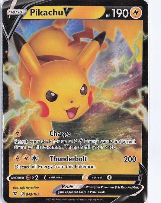 Pikachu V 043/185