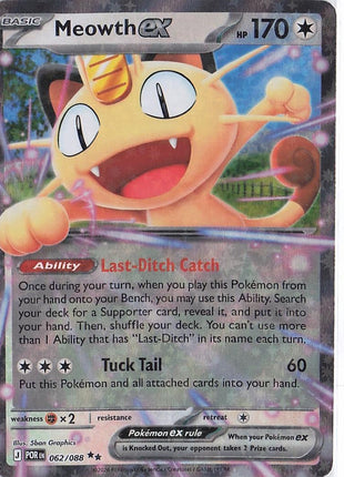 Meowth ex 062/088