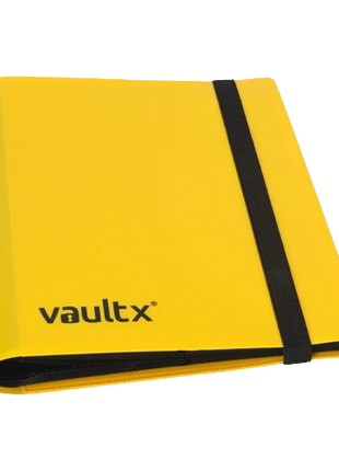 Vault X - Yellow 4 Pocket Strap Binder