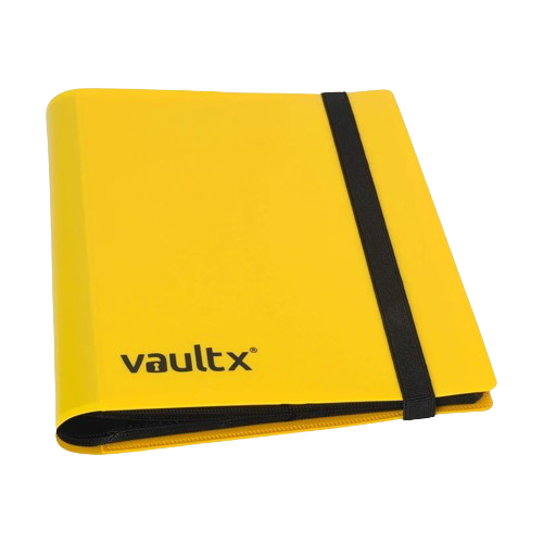 Vault X - Yellow 4 Pocket Strap Binder