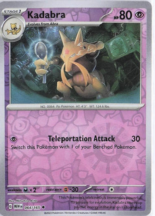 Kadabra 064/165 (RH)