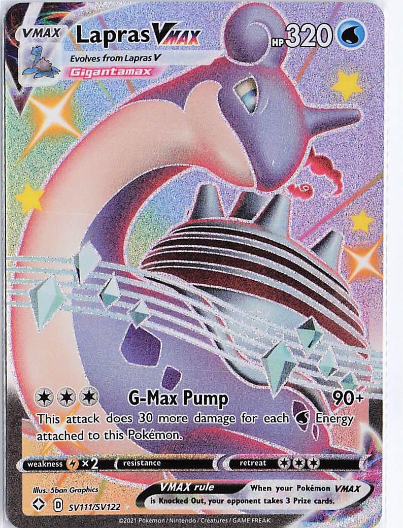 Lapras VMAX SV111/SV122