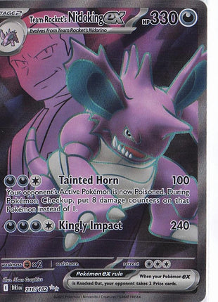 Team Rocket’s Nidoking ex 216/182