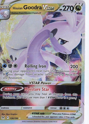 Hisuian Goodra VSTAR 136/196