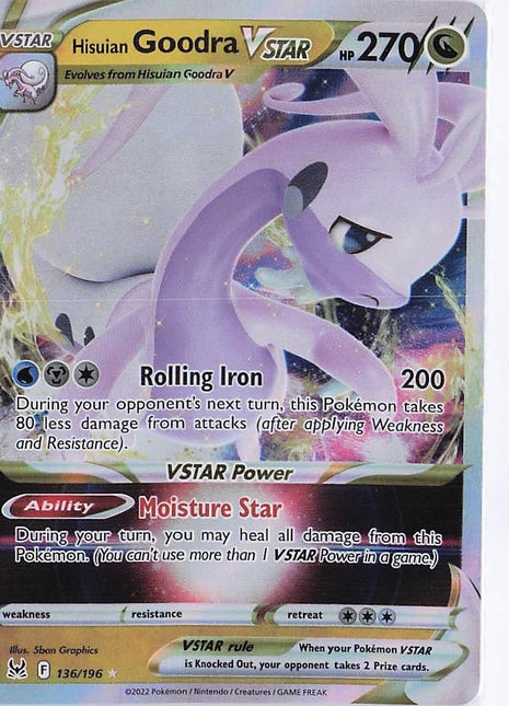 Hisuian Goodra VSTAR 136/196