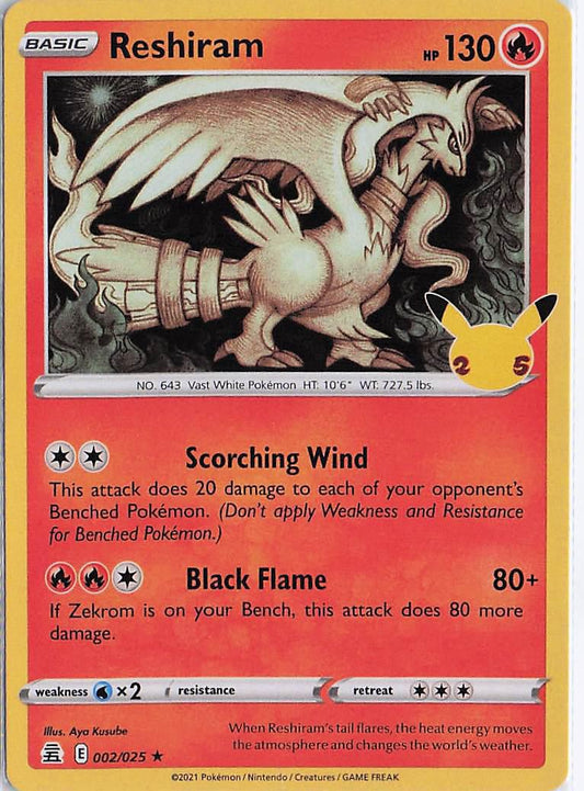 Reshiram 002/025 (H)