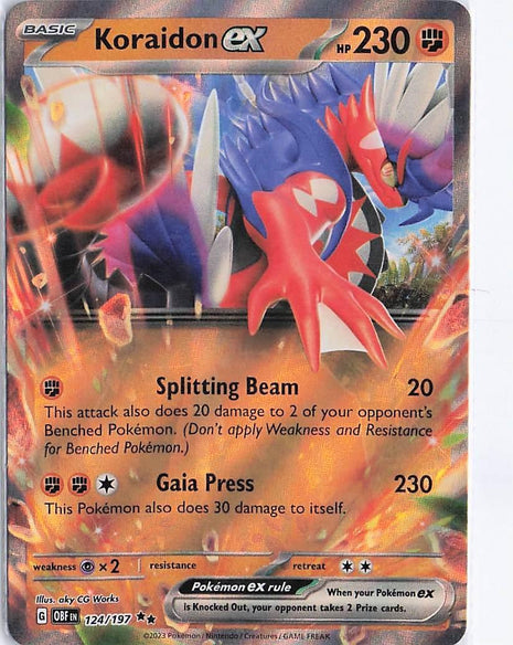 Koraidon ex 124/197