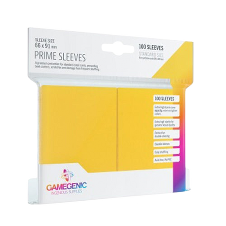 Gamegenic - Yellow Prime Sleeves (100)