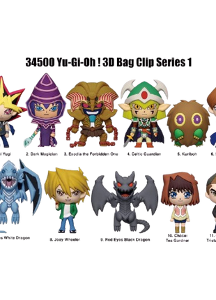 Yu-Gi-Oh! - Series 1: 3D Character Bag Clip Blind Bag