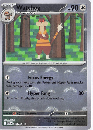 Watchog 073/086 (Pokeball Holo)