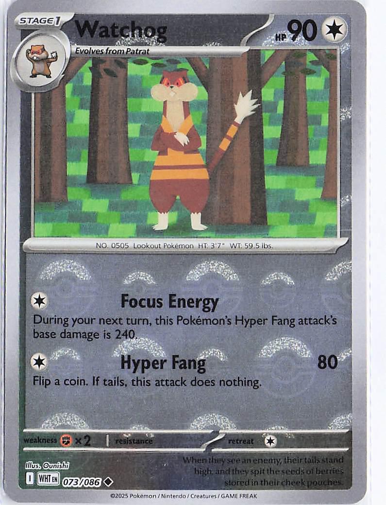 Watchog 073/086 (Pokeball Holo)