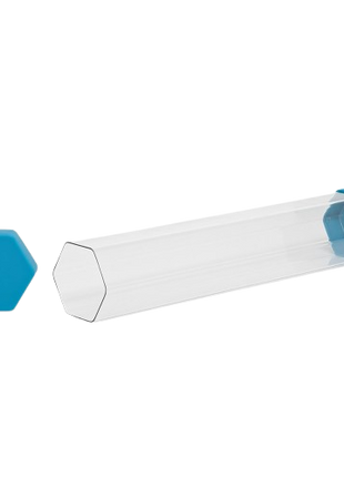 Card Concept - Blue Hex Playmat Tube