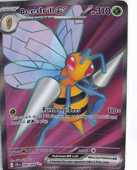Beedrill ex 098/086