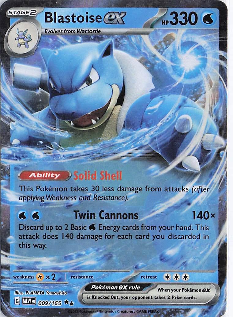 Blastoise ex 099/165