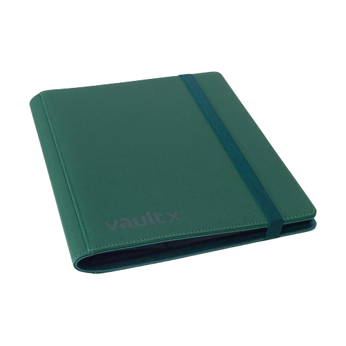 Vault X - Forest Green 9 Pocket Exo Tec Strap Binder