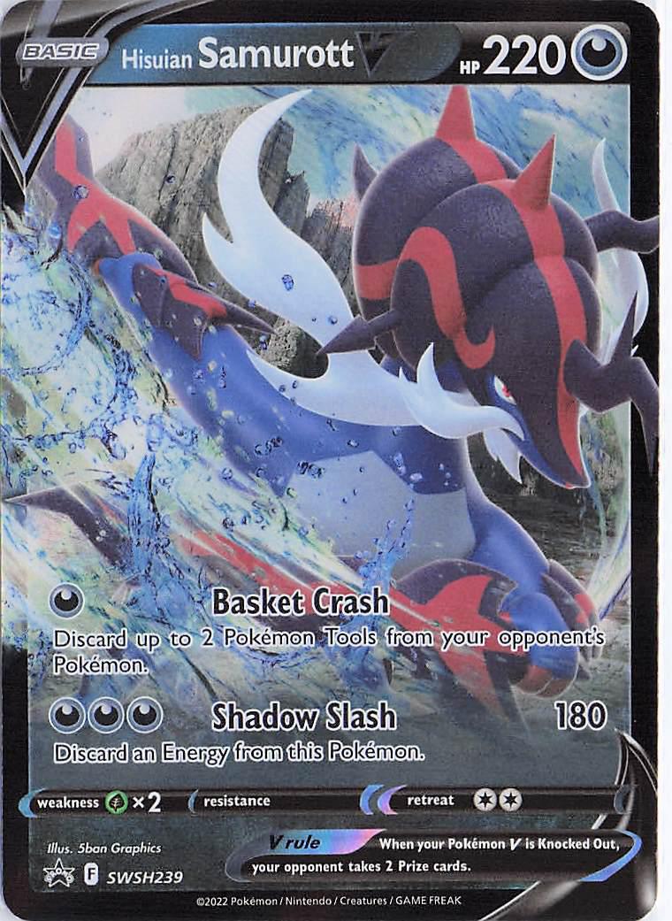 Hisuian Samurott V SWSH239