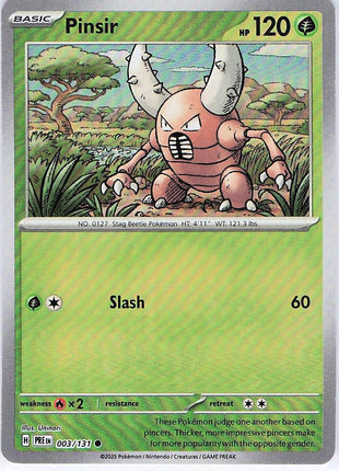 Pinsir 003/131 (Pokeball Holo)