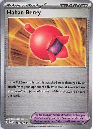 Haban Berry 111/131 (Pokeball Holo)