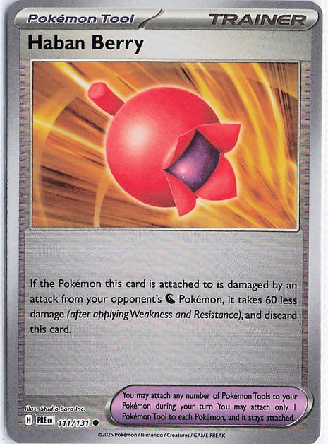Haban Berry 111/131 (Pokeball Holo)