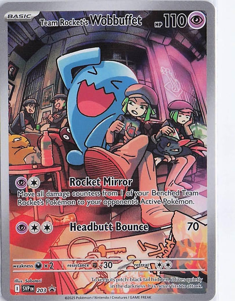 Team Rocket's Wobbuffet SVP203