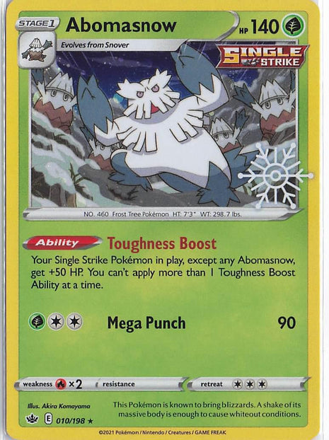 Abomasnow 010/198 (H) (Snowflake)