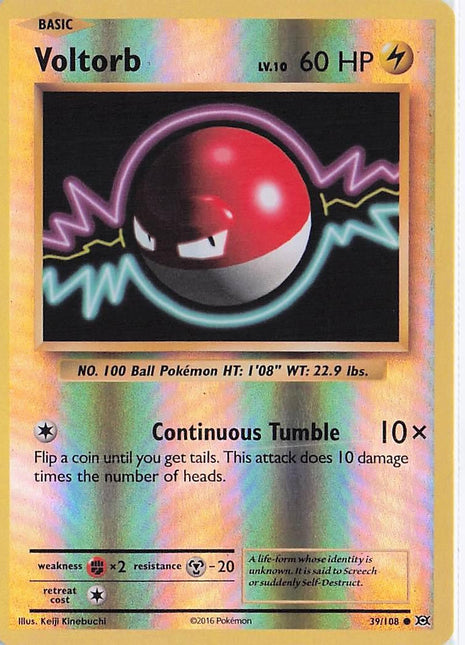 Voltorb LV.10 39/108 (RH)