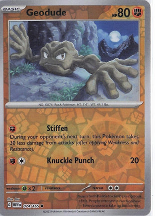 Geodude 074/165 (RH)