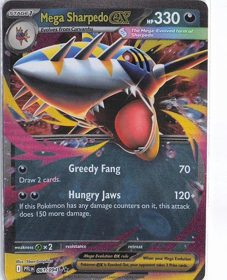 Mega Sharpedo ex 061/094