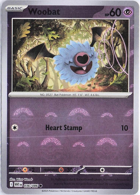 Woobat 036/086 (Pokeball Holo)