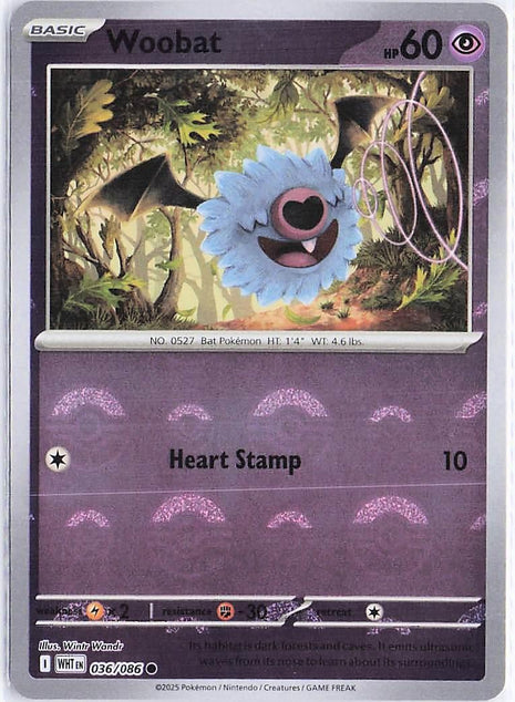 Woobat 036/086 (Pokeball Holo)