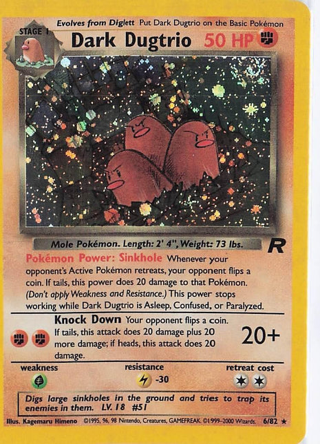 Dark Dugtrio 6/82 (H)