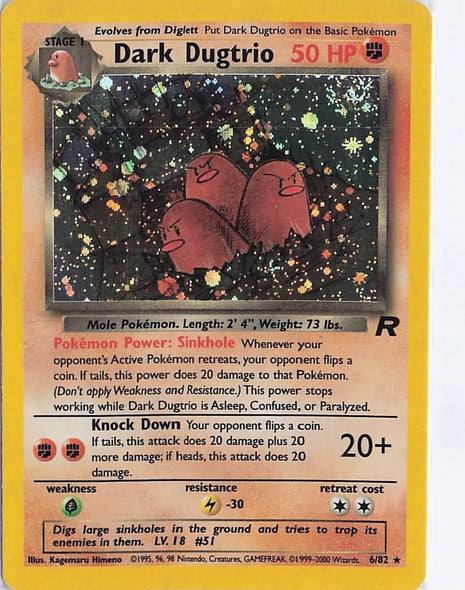 Dark Dugtrio 6/82 (H)