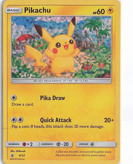Pikachu 4/12 (H)