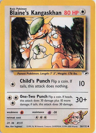 Blaine’s Kangaskhan 36/132