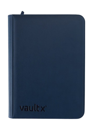 Vault X - Royal Blue 9 Pocket Zip Binder