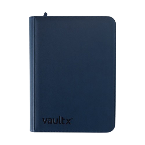 Vault X - Royal Blue 9 Pocket Zip Binder